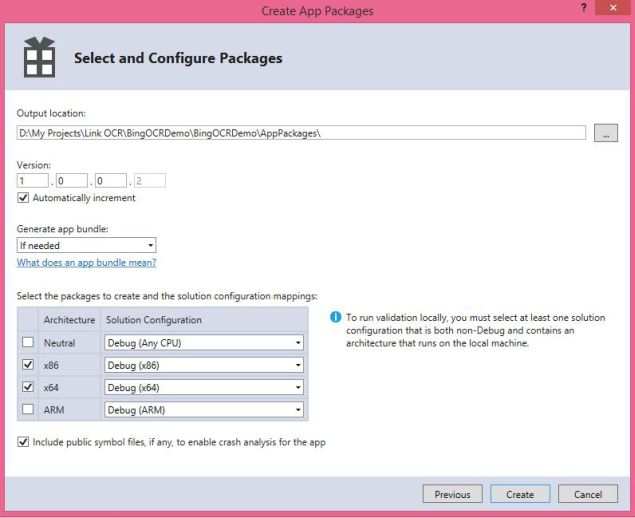 select and configure packages